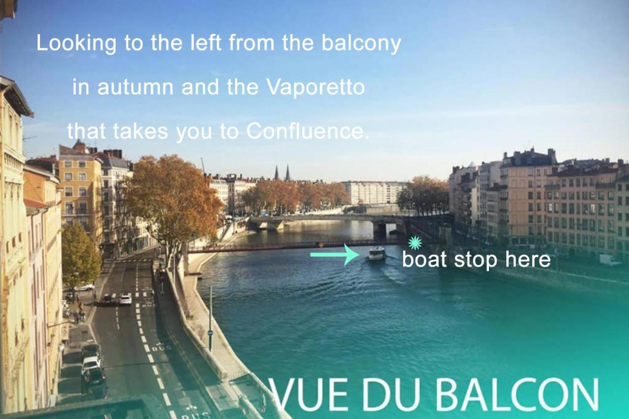 Appartement Haussmannien D'Artiste, Exception, Quai De Saone Balcon+Parking Lyon Exterior photo